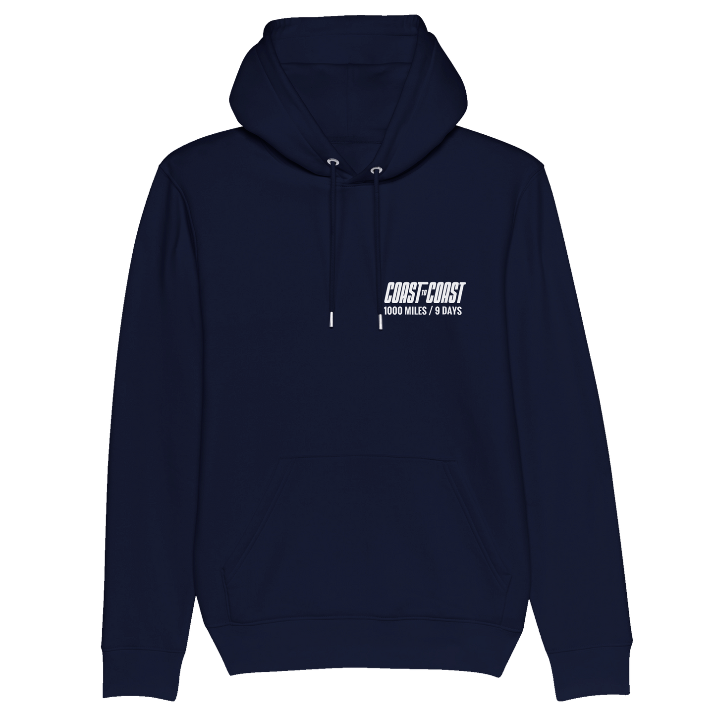 Rat Race Trans Andean Organic Unisex Hoodie - Navy