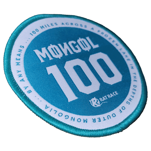 Mongol 100 Iron On Patch - Rat Race Store