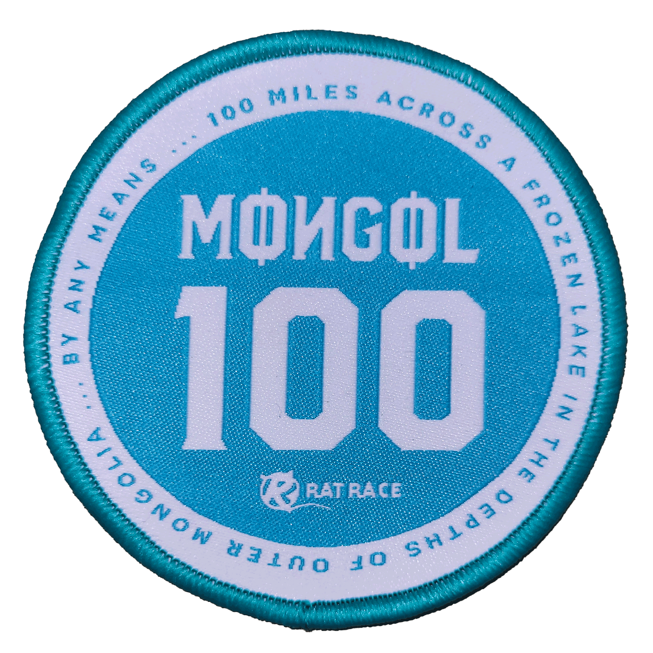 Mongol 100 Iron On Patch - Rat Race Store
