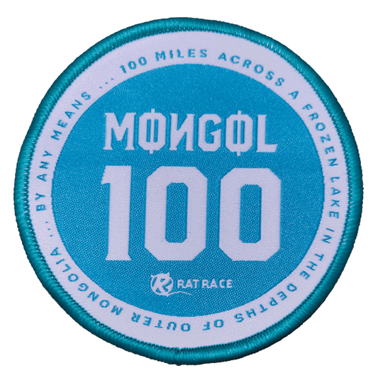 Mongol 100 Iron On Patch - Rat Race Store