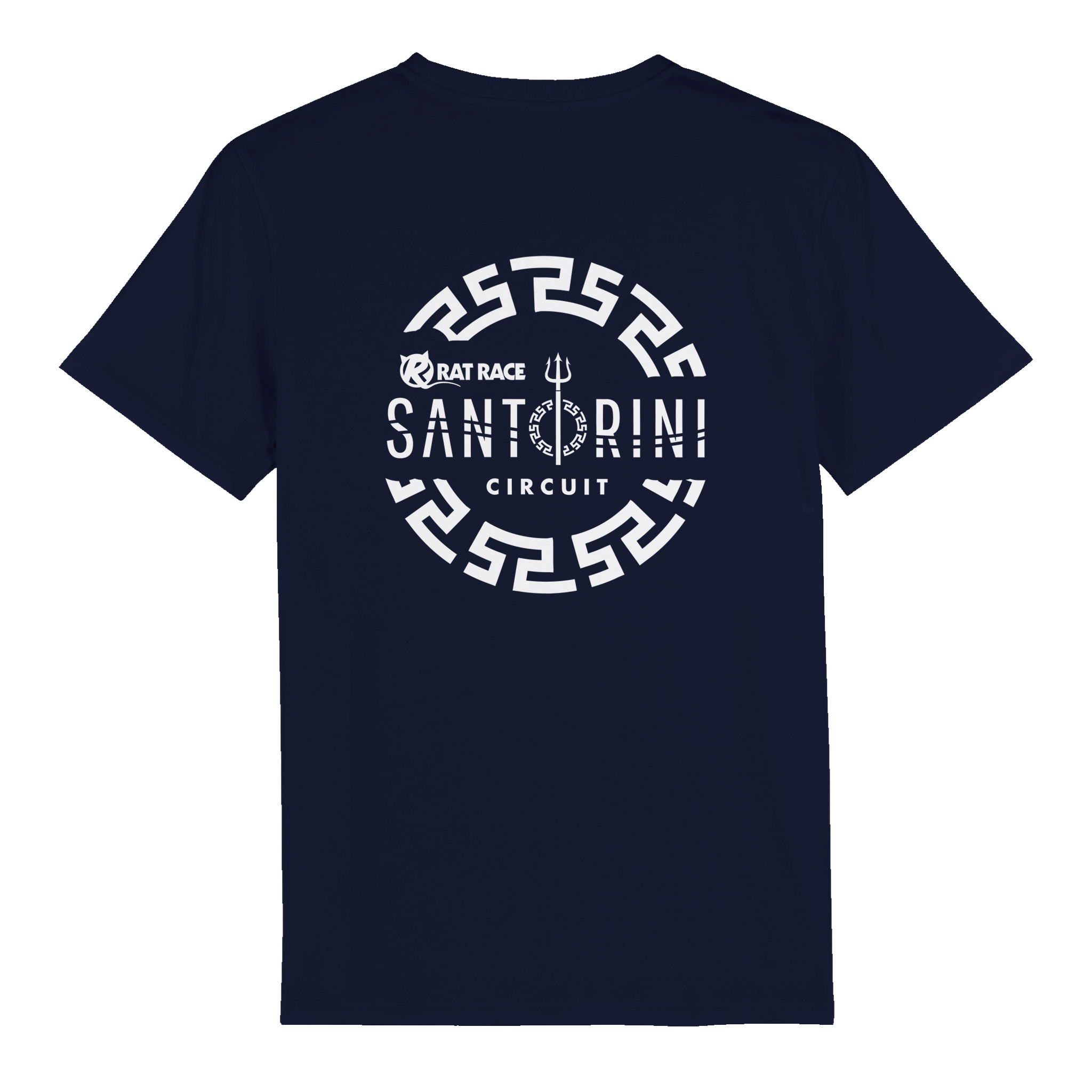 Rat Race Santorini Circuit Organic Unisex Crewneck T-shirt - Rat Race Store