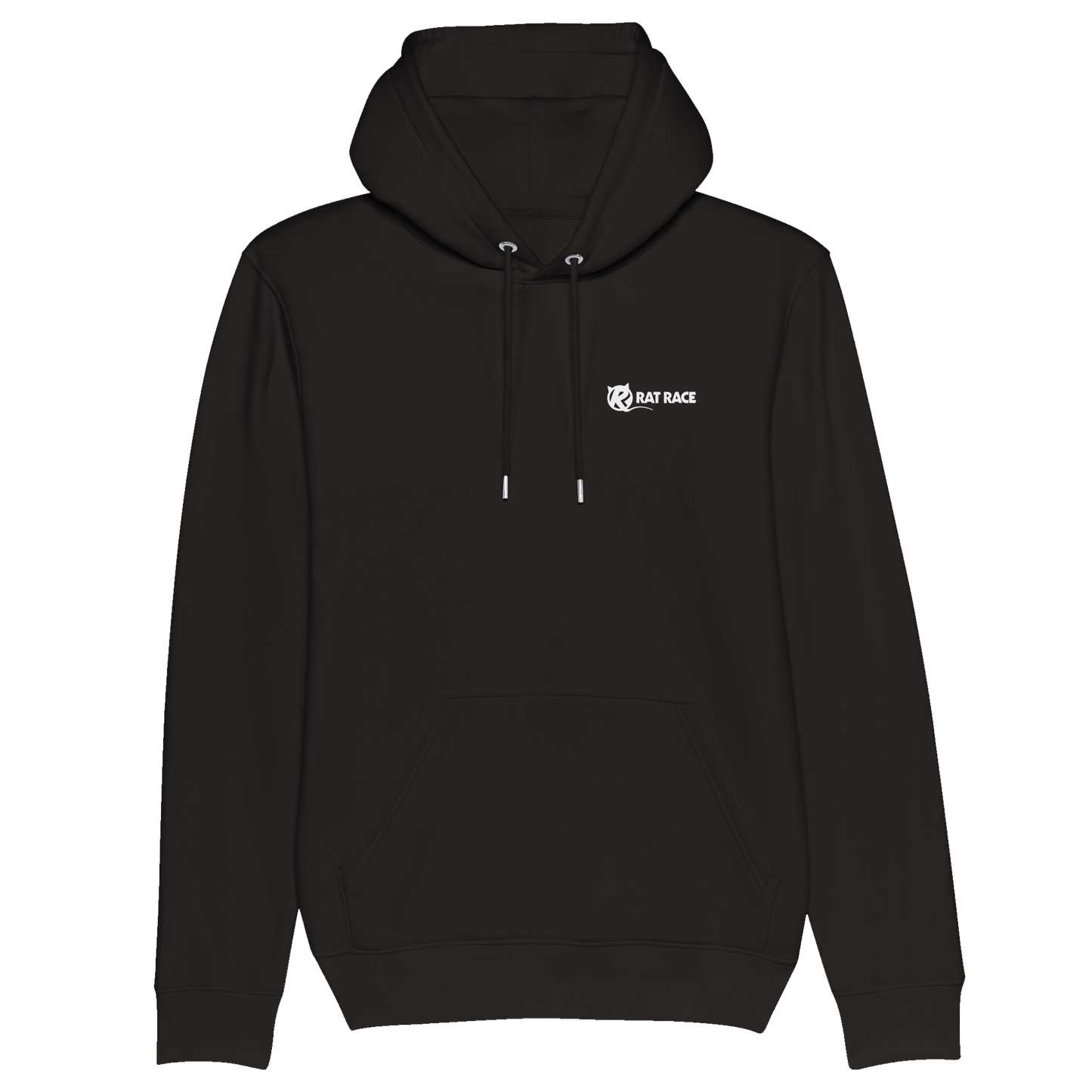 Rat Race Iceland Coast to Coast Organic Unisex Hoodie - Black