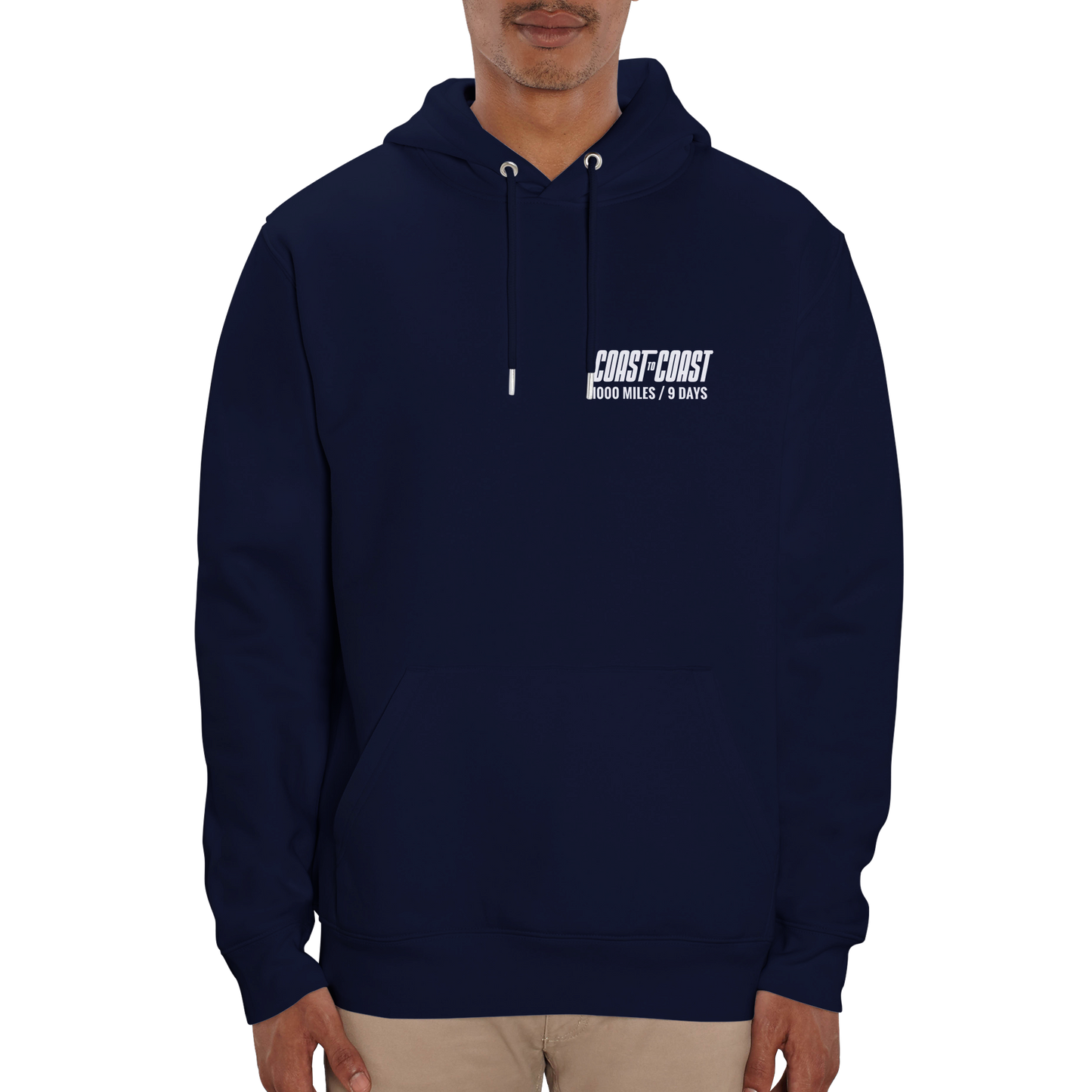 Rat Race Trans Andean Organic Unisex Hoodie - Navy