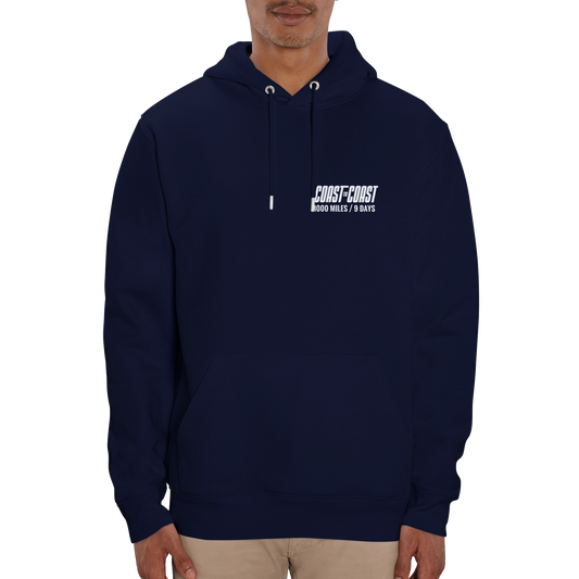 Rat Race Trans Andean Organic Unisex Hoodie - Navy - Rat Race Store