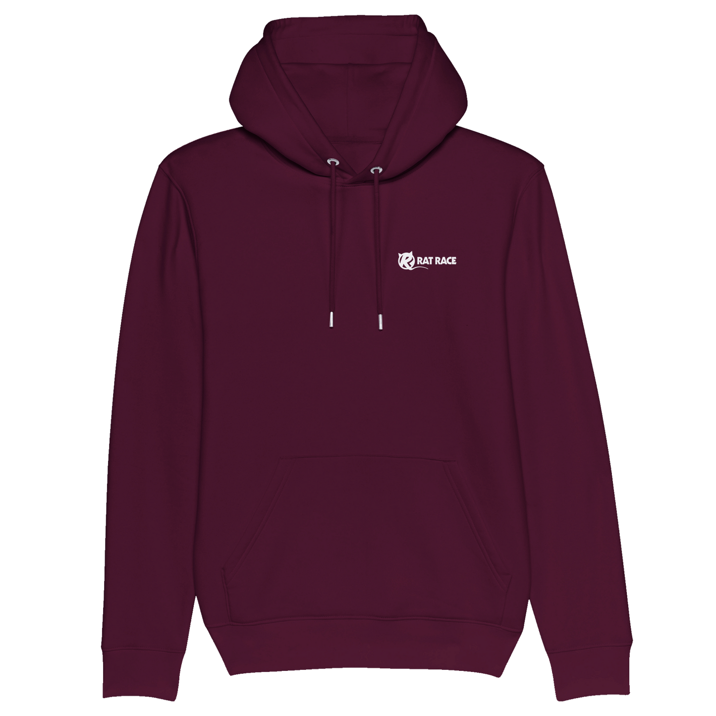 Rat Race Iceland Coast to Coast Organic Unisex Hoodie - Maroon