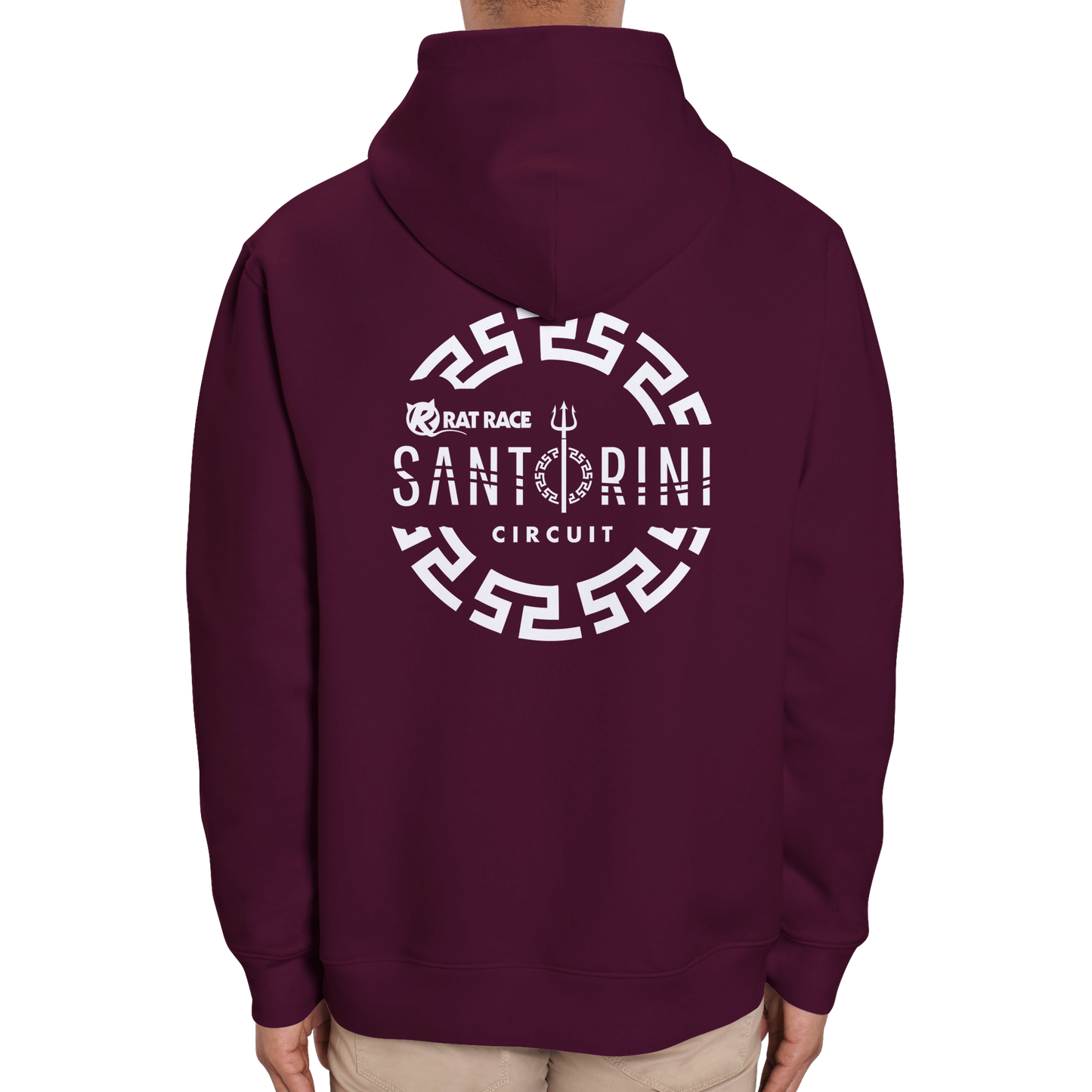 Rat Race Santorini Circuit Organic Unisex Hoodie