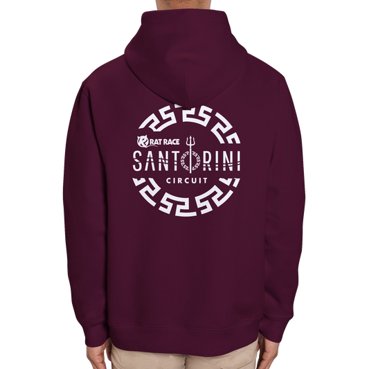 Rat Race Santorini Circuit Organic Unisex Hoodie - Rat Race Store