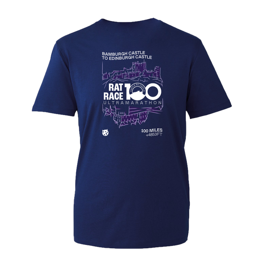 Rat Race 100 - Bamburgh to Edinburgh Reflection T-shirt - Unisex