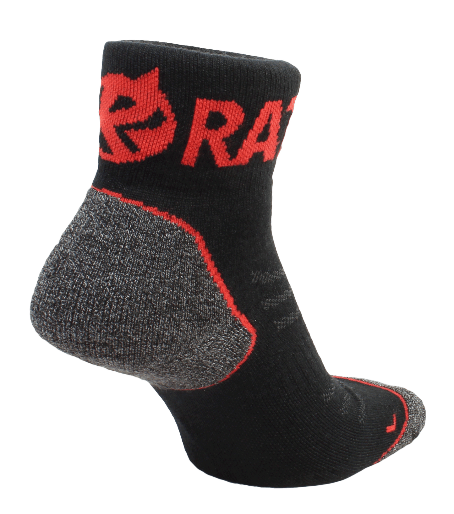 Merino Sock 5 Pack - Red/Black