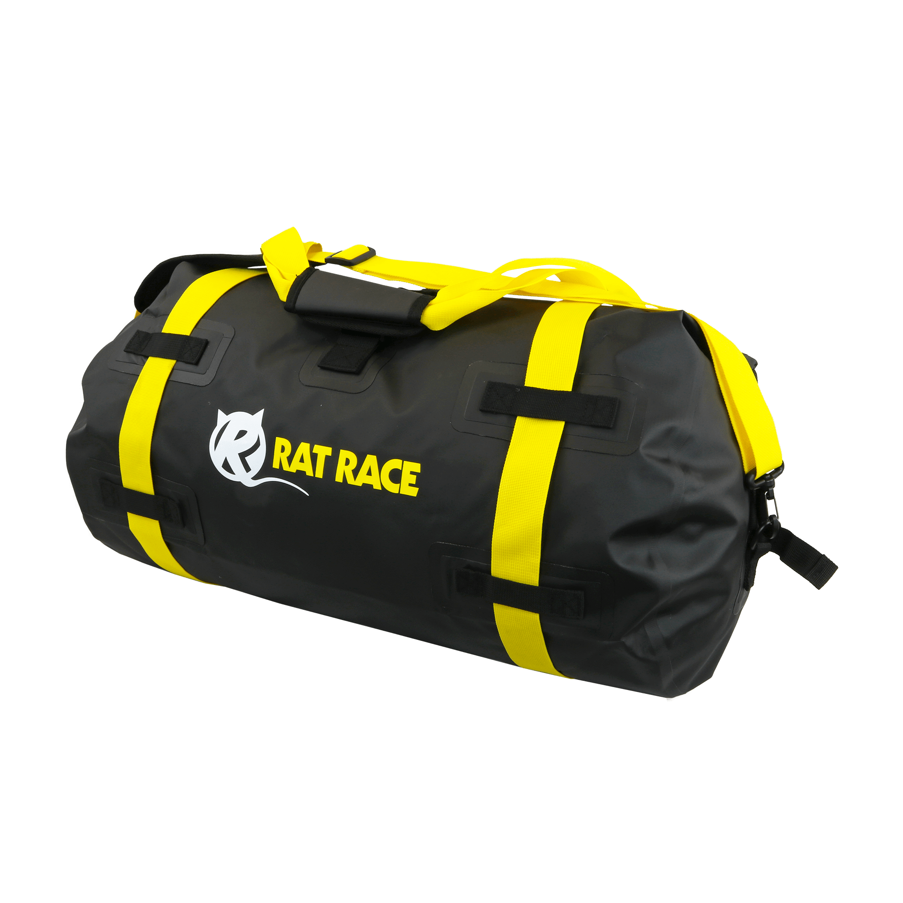 Transition 40 - Roll top 40L Waterproof Duffle Bag - Black/Yellow