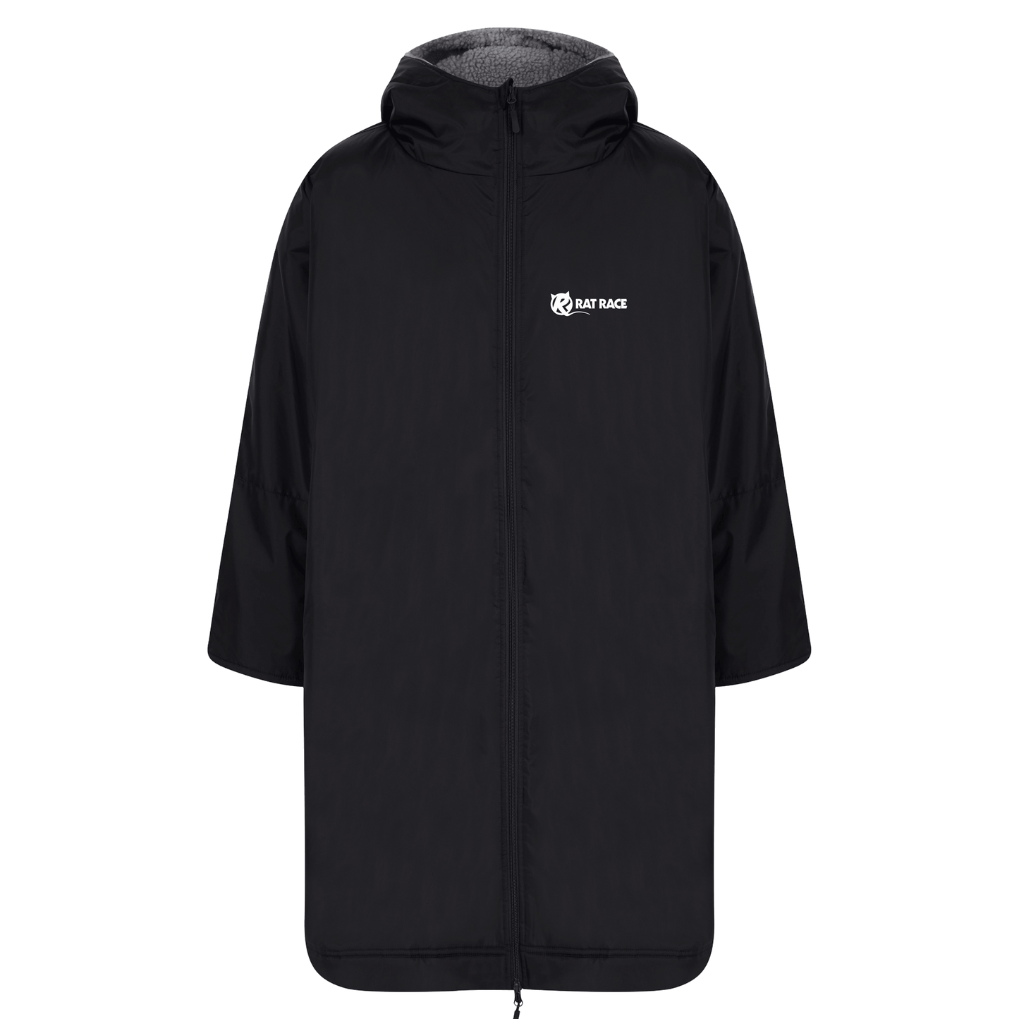 Rat Robe - Sherpa Fleece Lined Changing Robe - Black