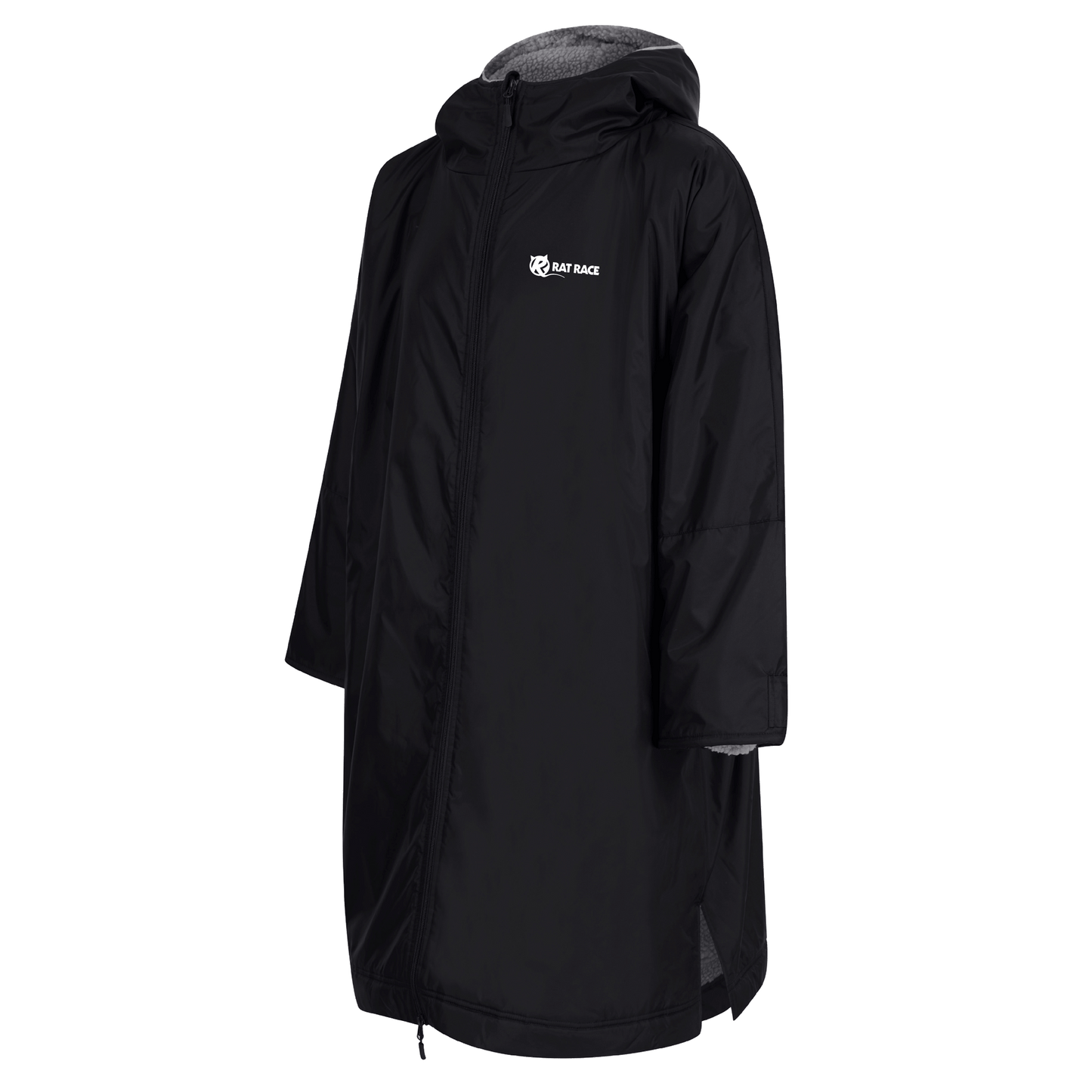 Rat Robe - Sherpa Fleece Lined Changing Robe - Black