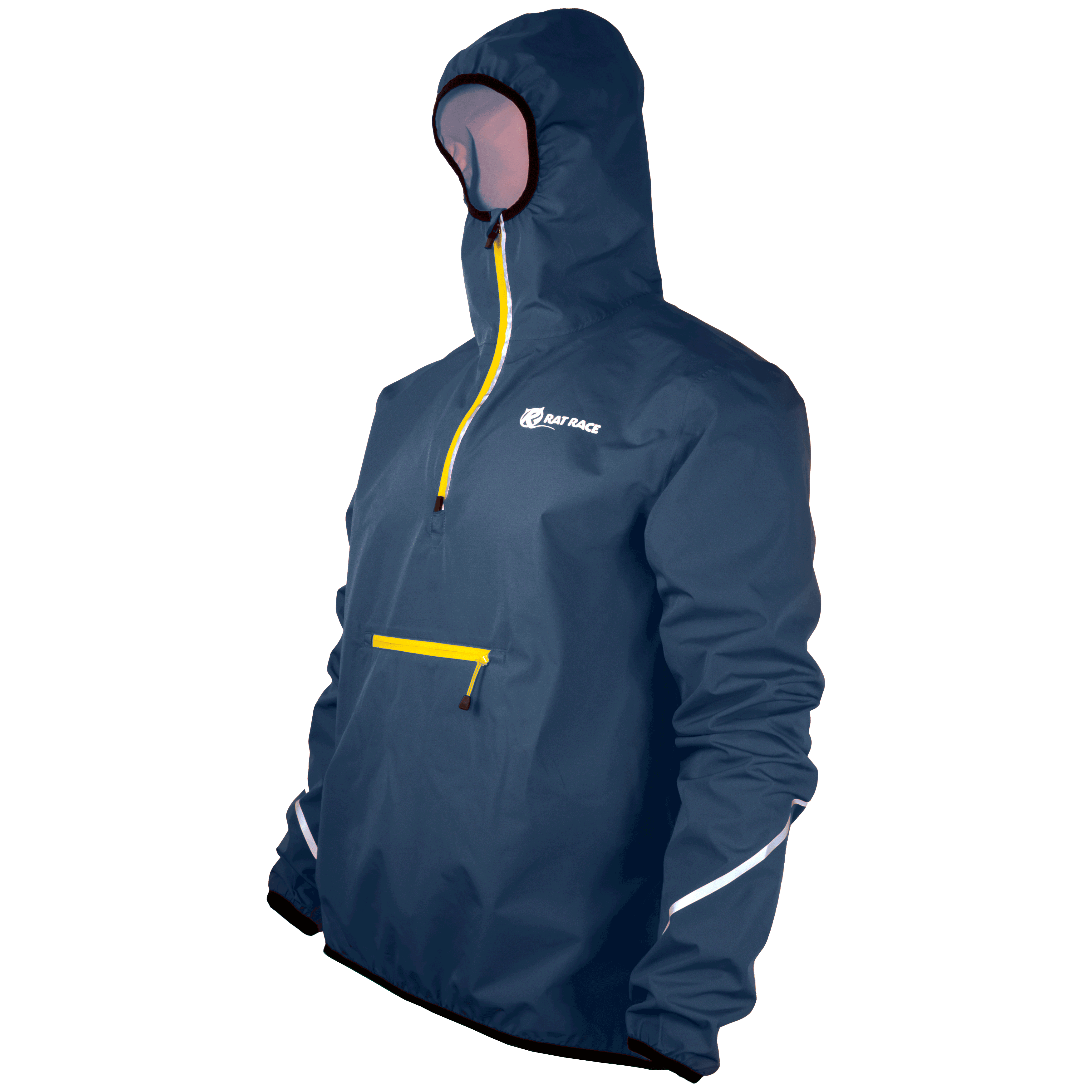 Kit List Waterproof Smock 15k/5k - Midnight Blue/Reflect - Rat Race Store