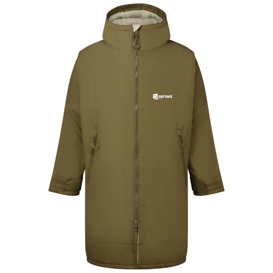 Rat Race All-Seasons Waterproof Changing Robe - Olive/Natural - Rat Race Store