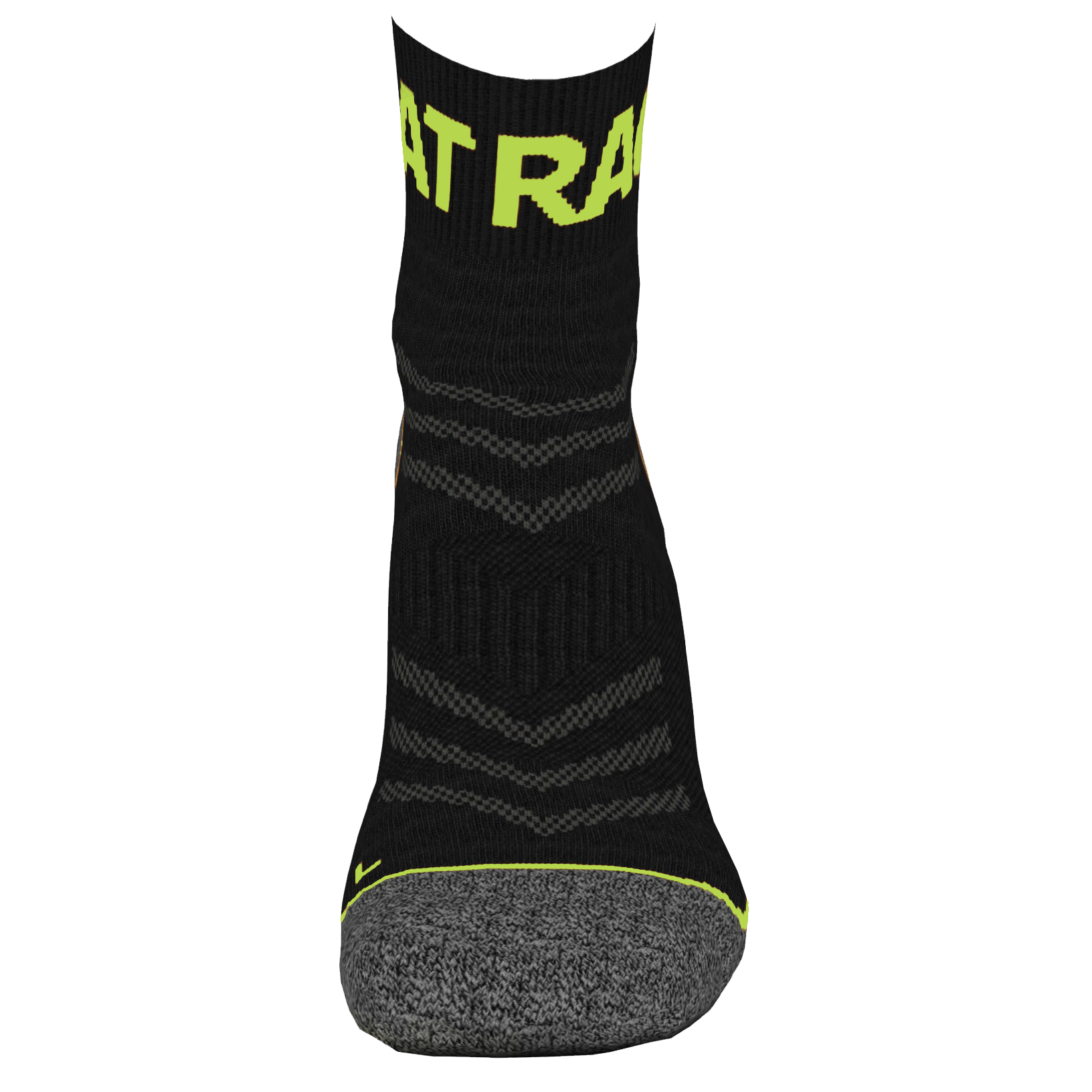 Endurance Merino Sock - Acid Green/Black - Rat Race Store
