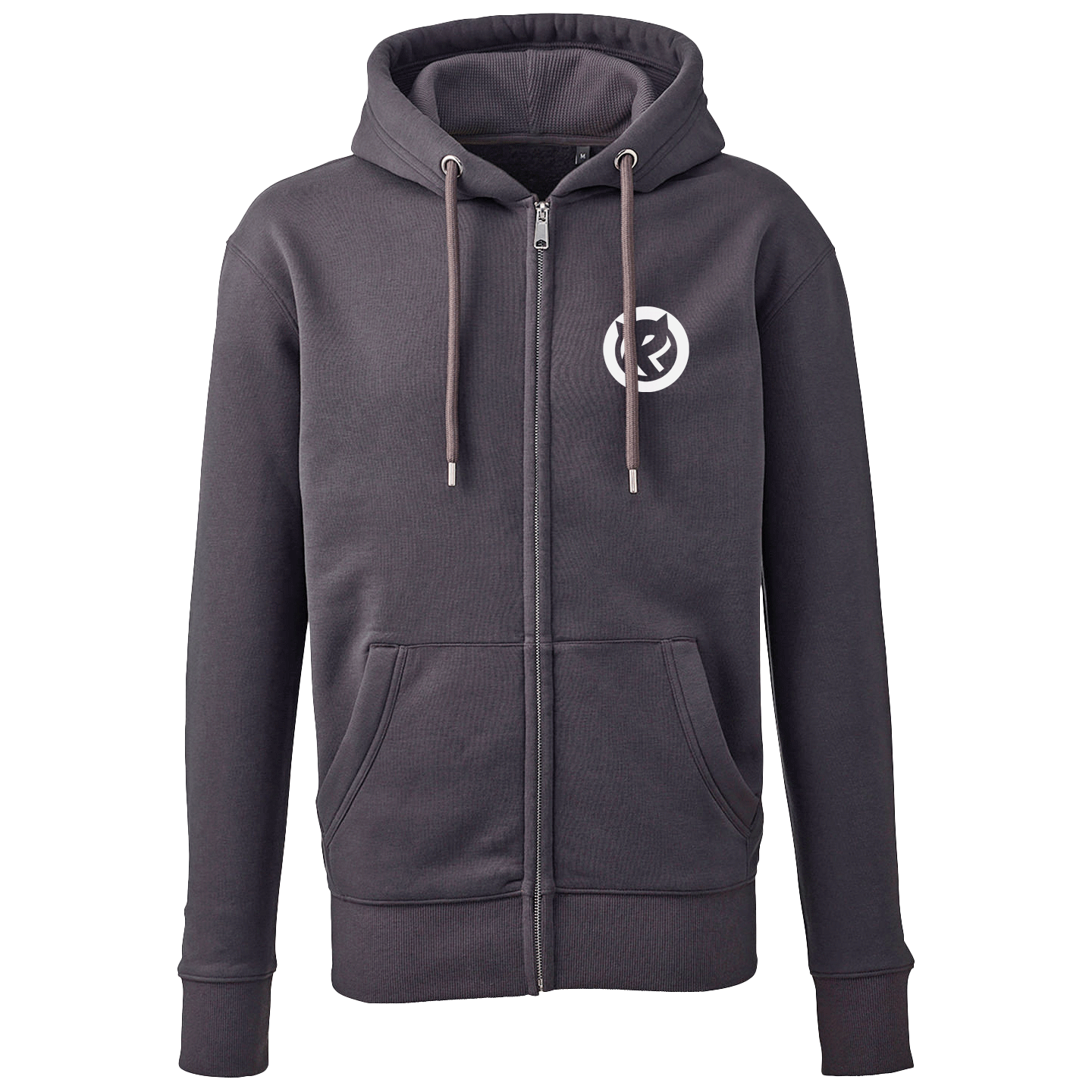 Rat Race Organic Zip Hoodie - Grey - Rat Race Store
