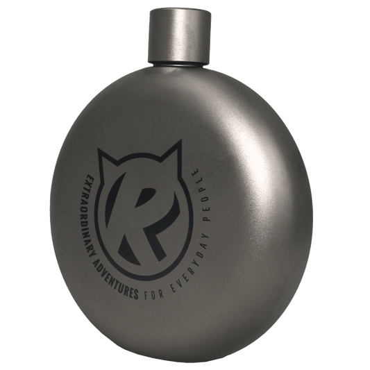 Adventurer's Spirit Titanium Hip Flask - 150ml - Rat Race Store