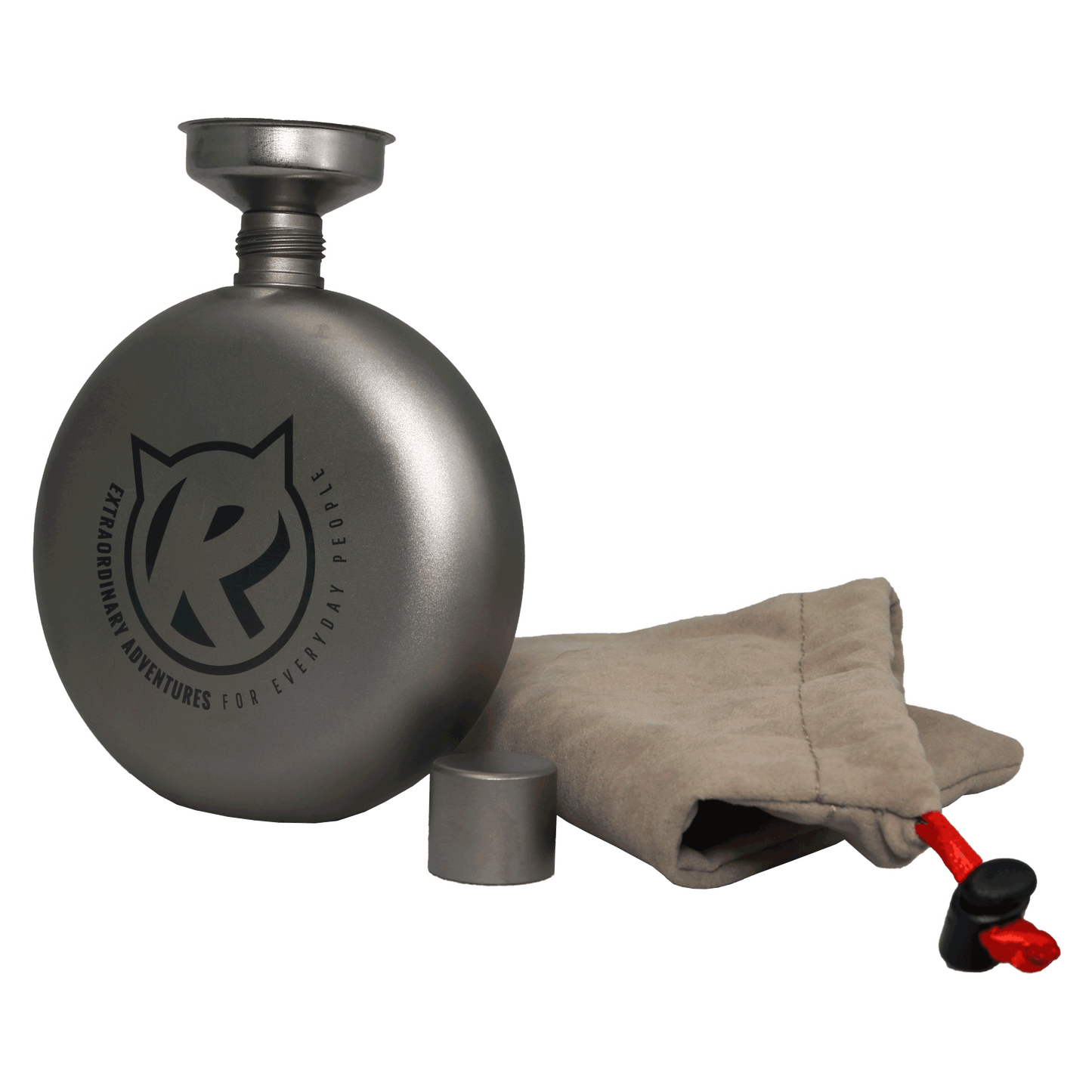 Adventurer's Spirit Titanium Hip Flask - 150ml