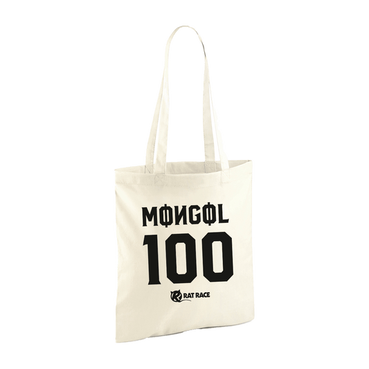 Mongol 100 Tote Bag - Recycled Cotton - Rat Race Store