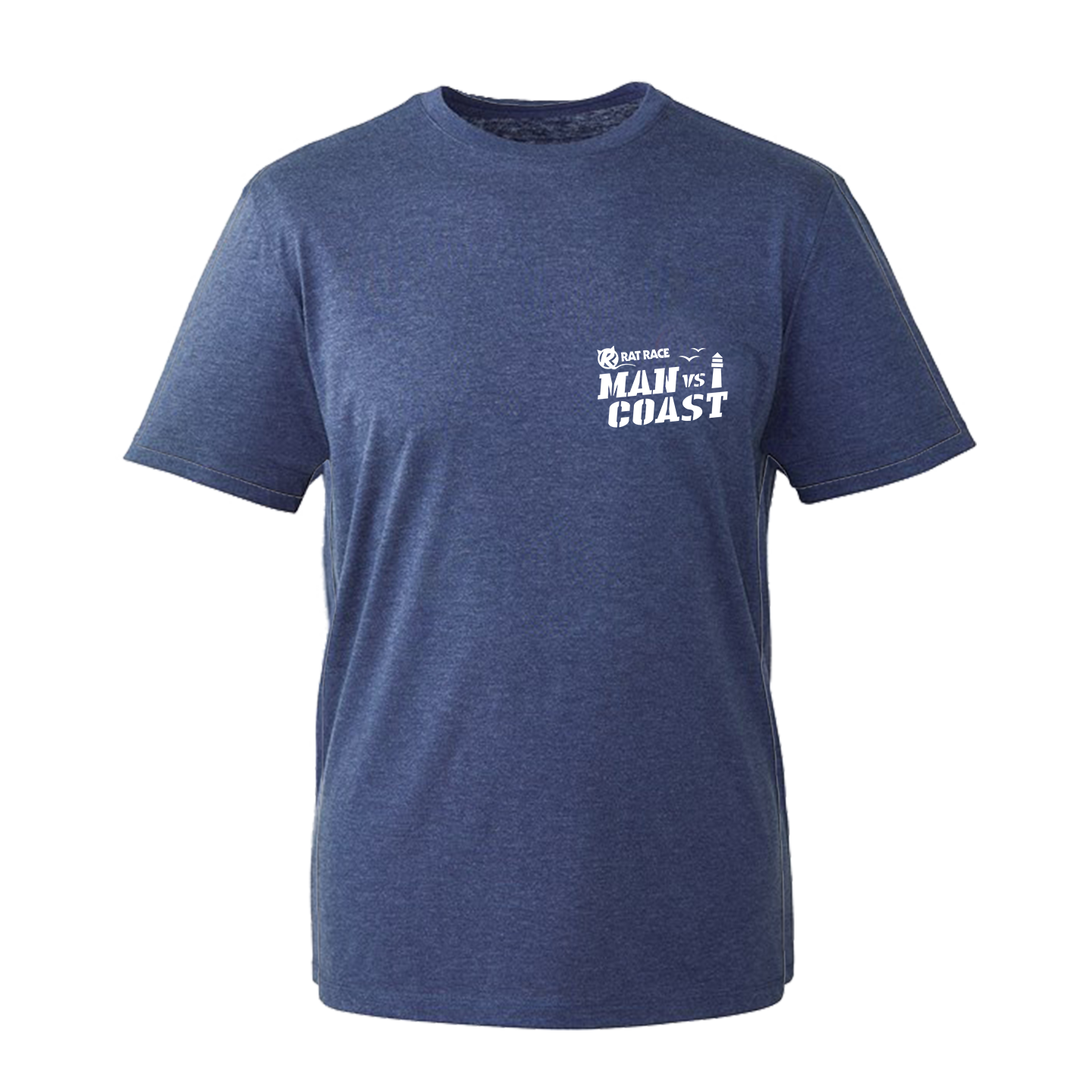 Man vs Coast 2023 Named Finisher T-shirt - Navy