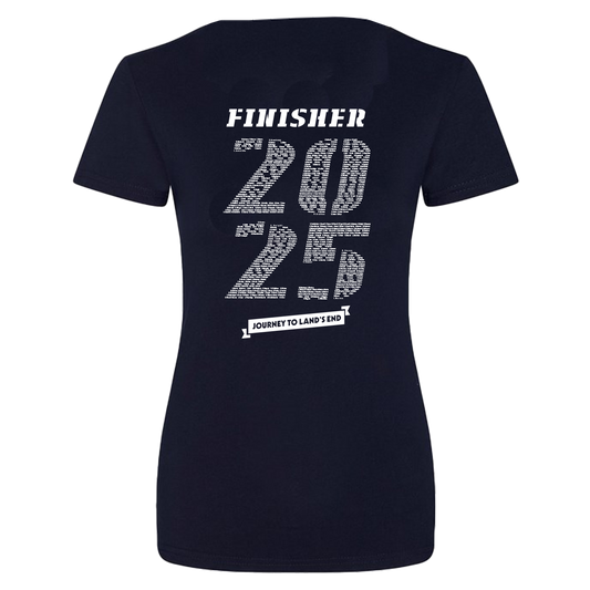 Man vs Coast 2025 Women's Finishers T-shirt - Navy - PRE ORDER