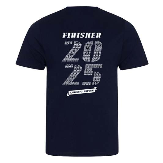 Man vs Coast 2025 Unisex Finishers T-shirt - Navy - PRE ORDER