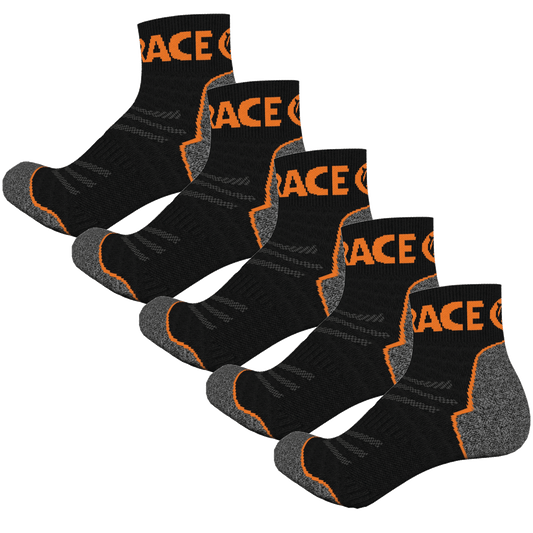 Merino Sock 5 Pack - Vibrant Orange