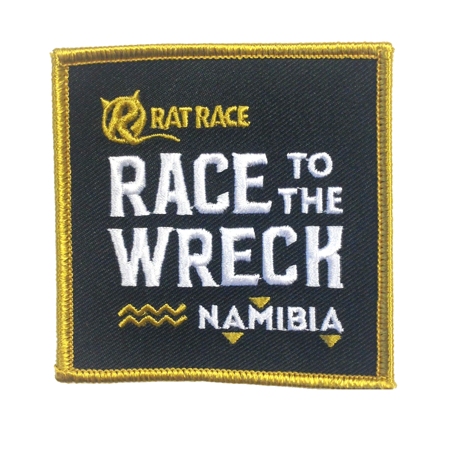 Race To The Wreck Sew On Patch - Rat Race Store
