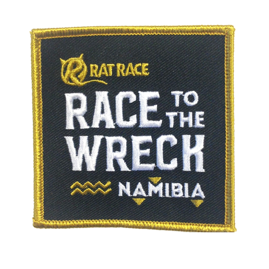 Race To The Wreck Sew On Patch - Rat Race Store
