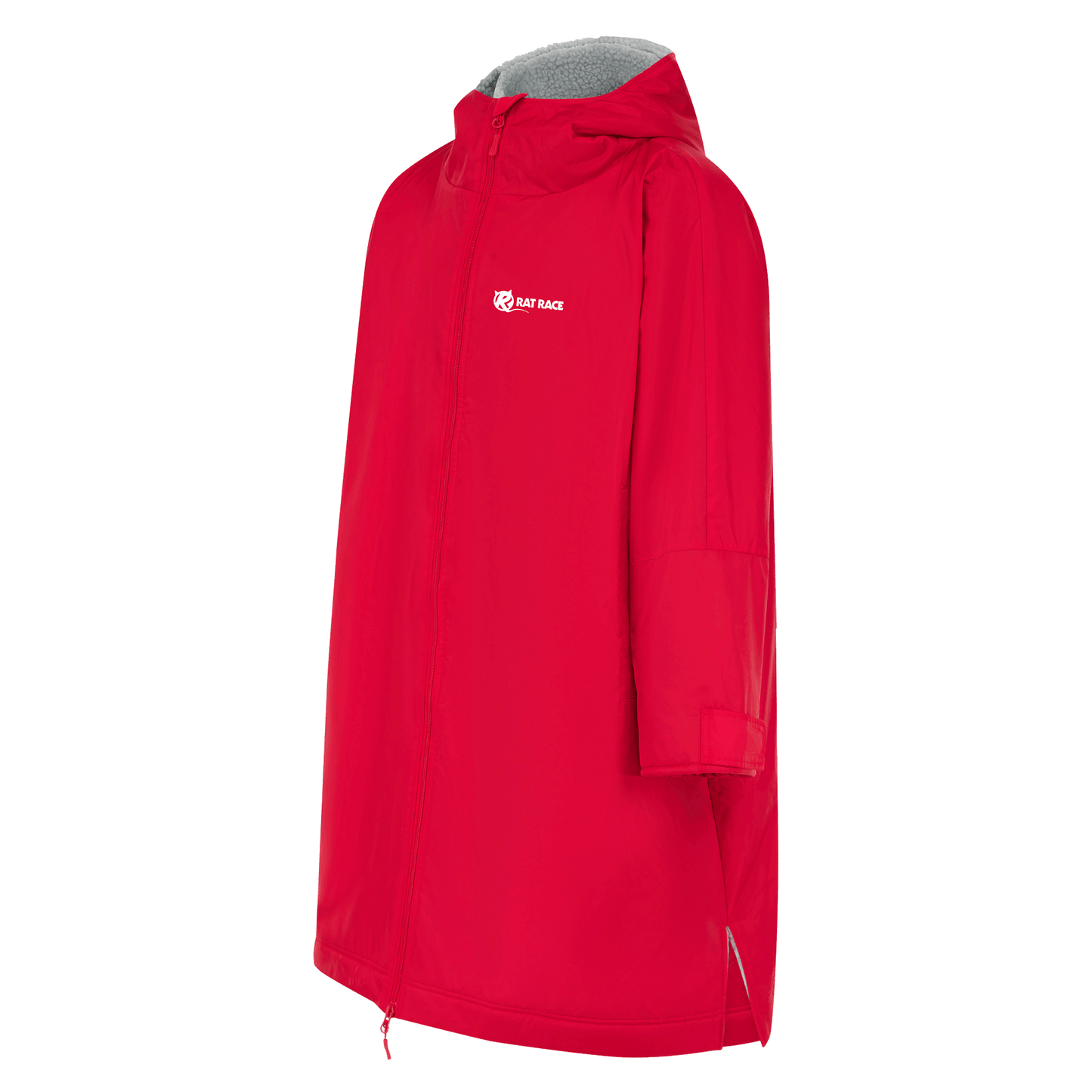 Rat Robe - Sherpa Fleece Lined Changing Robe - Red