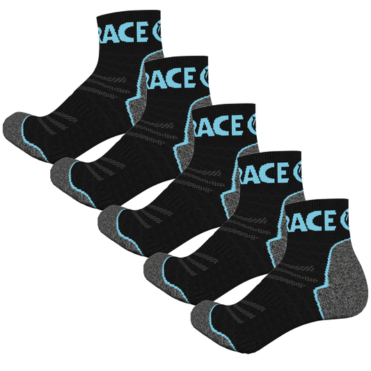 Merino Sock 5 Pack - Scuba Blue - Rat Race Store