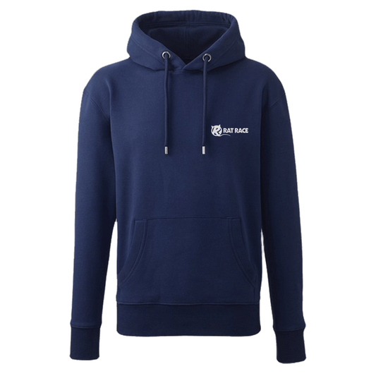 The Wall Organic Roman Hoodie - Navy - Rat Race Store