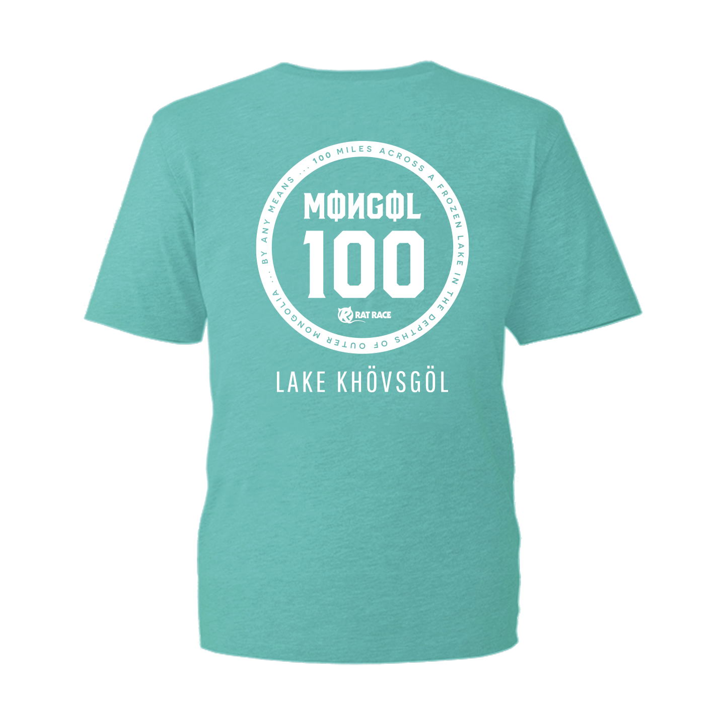 Mongol 100 - Teal T-shirt - Rat Race Store