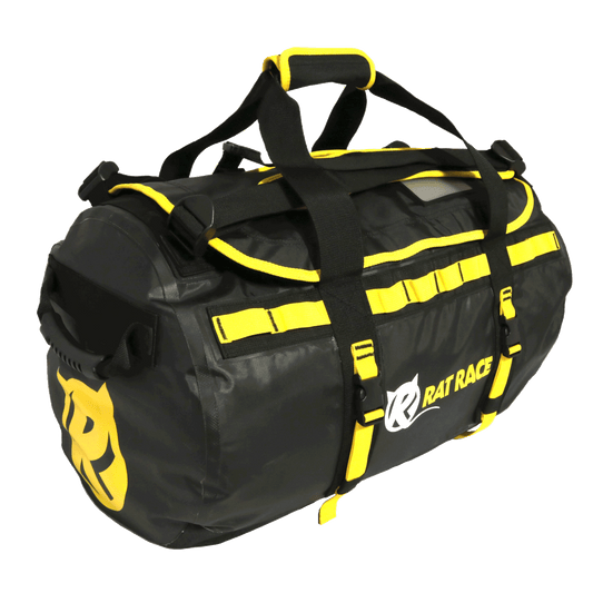 Bucket List Adventure Bag - 70L Duffel - Black/Yellow