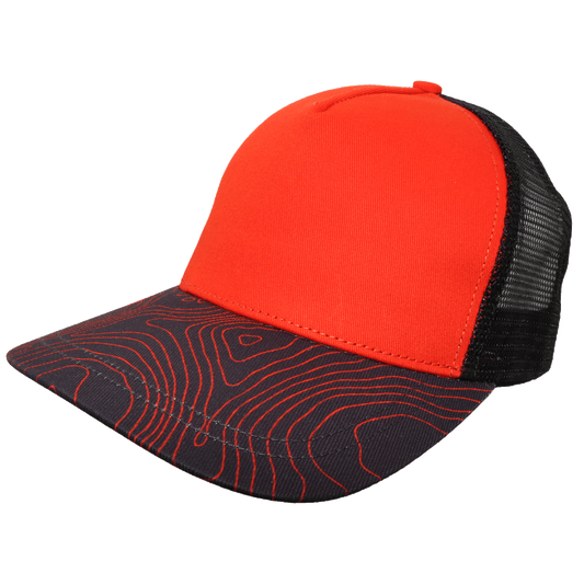 Rat Race Trucker Cap - Vibrant Orange