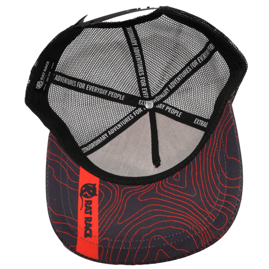 Rat Race Trucker Cap - Vibrant Orange