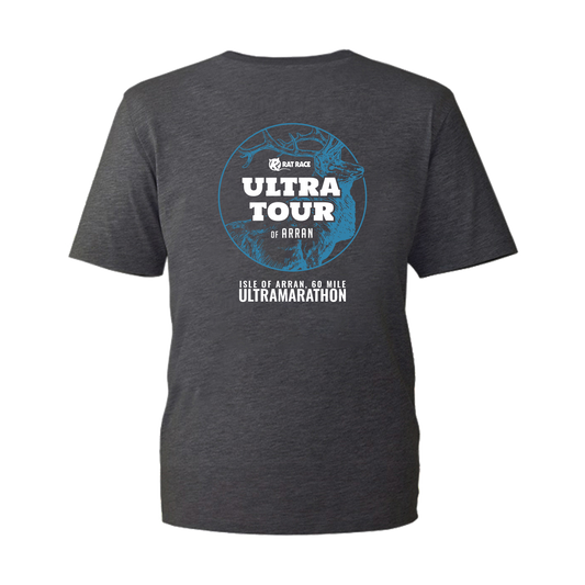 Ultra Tour of Arran Stag 2025 T-shirt - Dark Grey - Rat Race Store