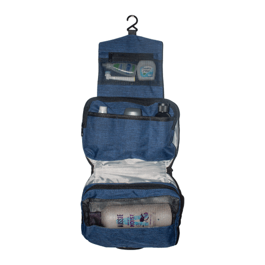 Rat Race Travel Toiletry Bag - Navy Marl - Rat Race Store