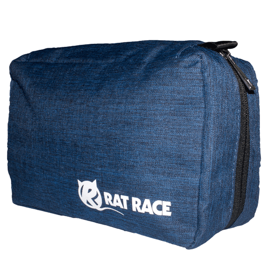 Rat Race Travel Toiletry Bag - Navy Marl - Rat Race Store