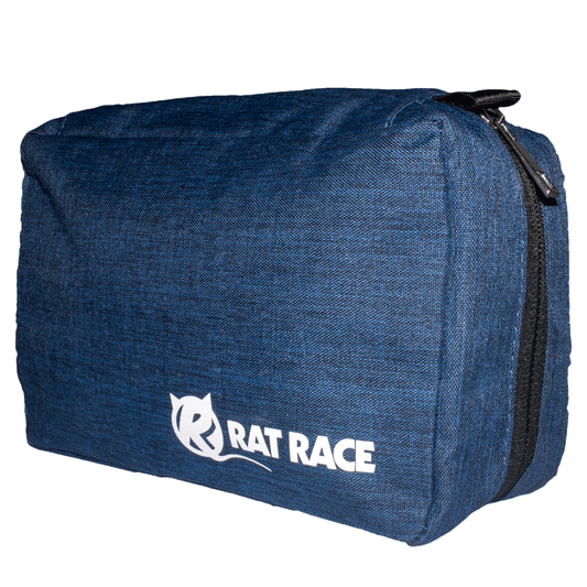 Rat Race Travel Toiletry Bag - Navy Marl