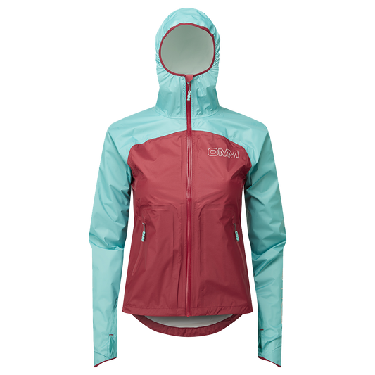 Women's Halo+ Jacket - Dark Red/Aqua - Rat Race Store