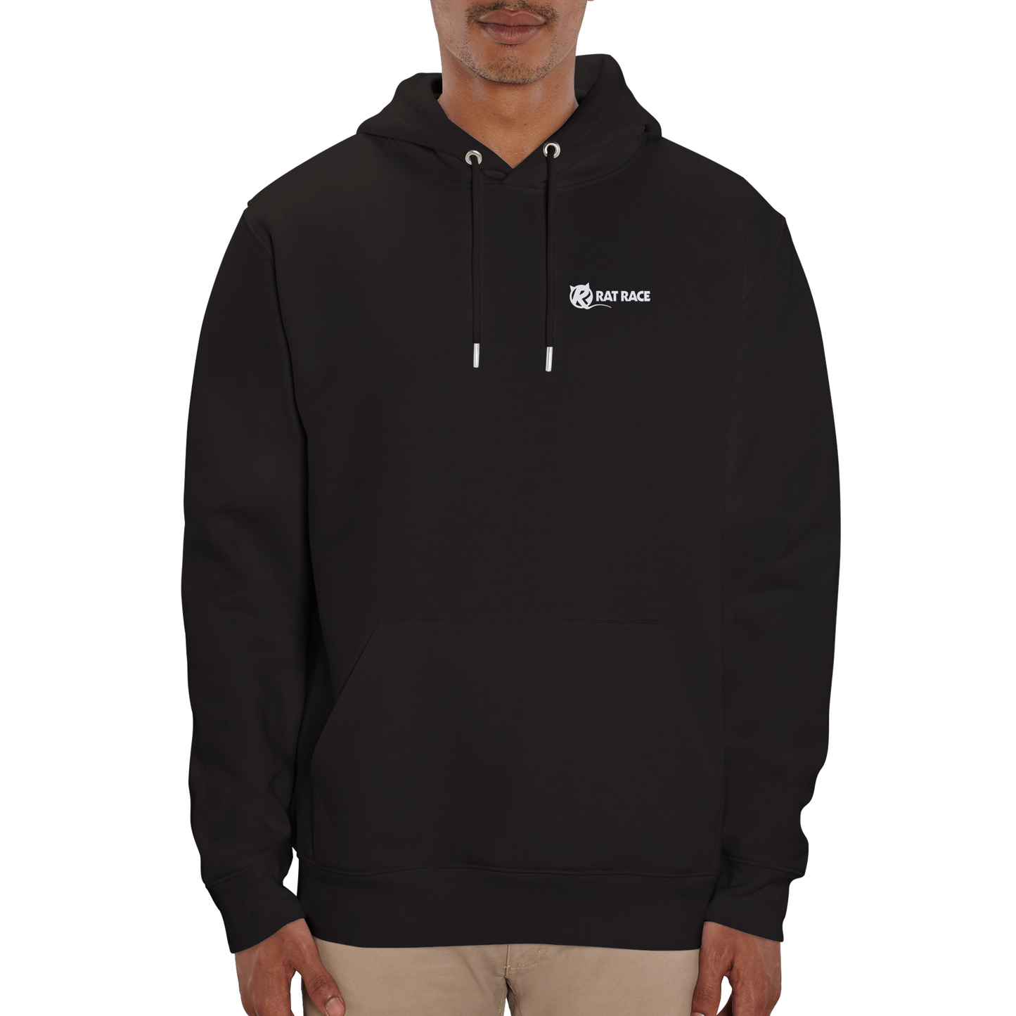 Rat Race Iceland Coast to Coast Organic Unisex Hoodie - Black