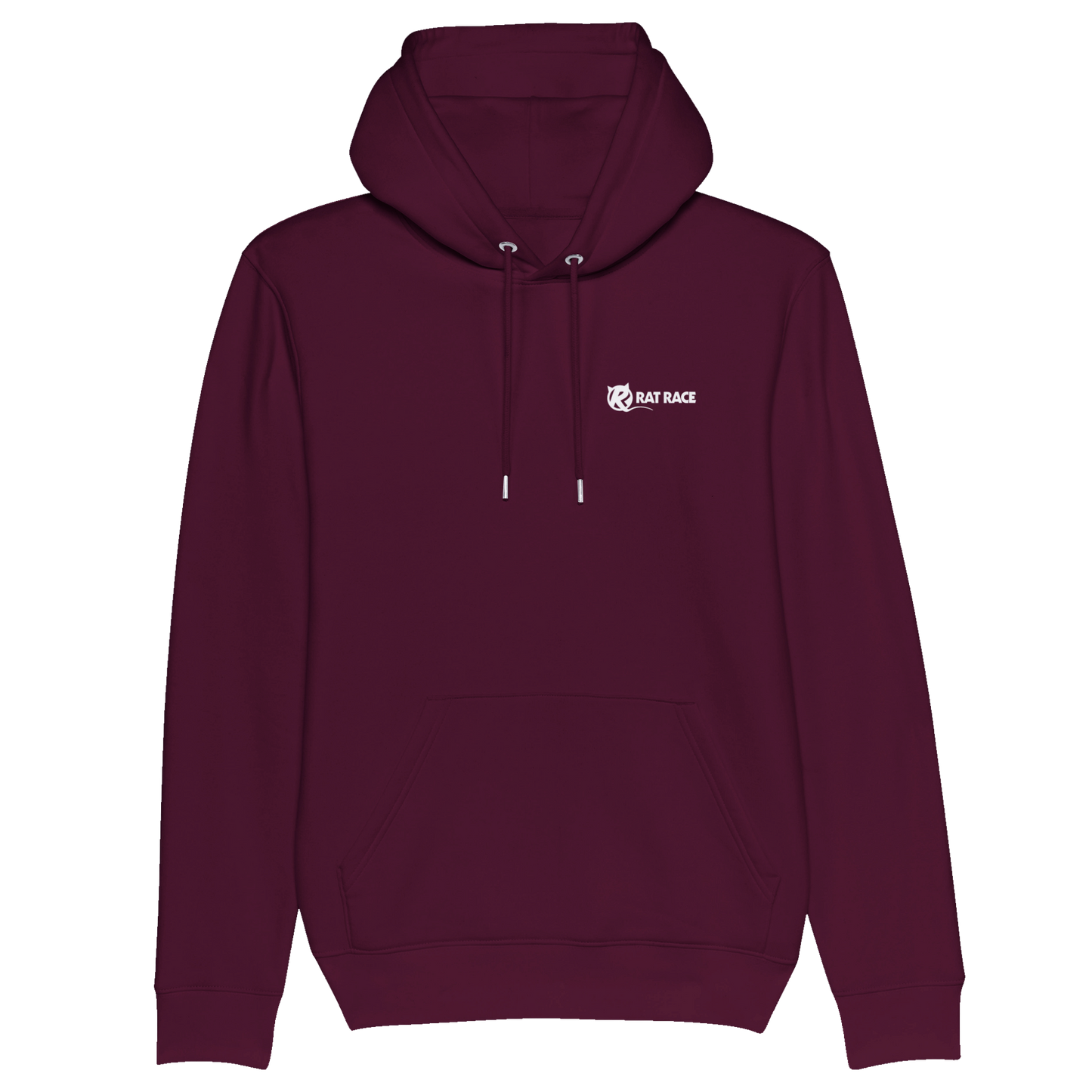 Rat Race Croatia Multisport Organic Unisex Hoodie - Maroon