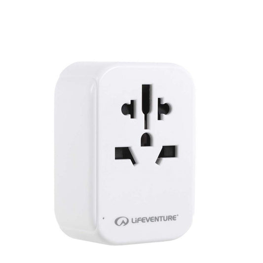 Lifeventure - World to Europe Travel Adaptor with USB (& USB C)