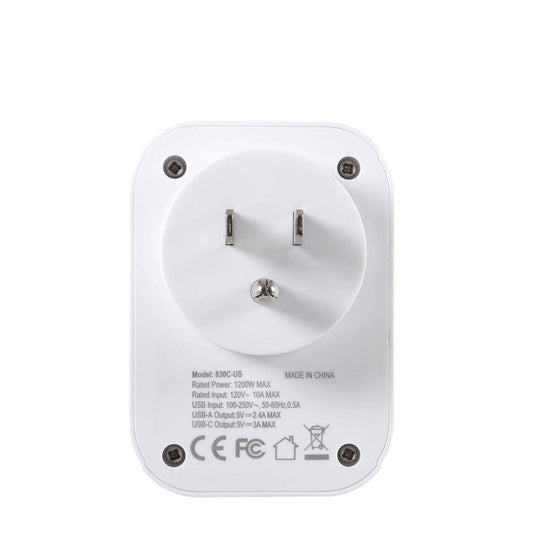 Lifeventure - World to US Travel Adaptor with USB (& USB C) - Rat Race Store
