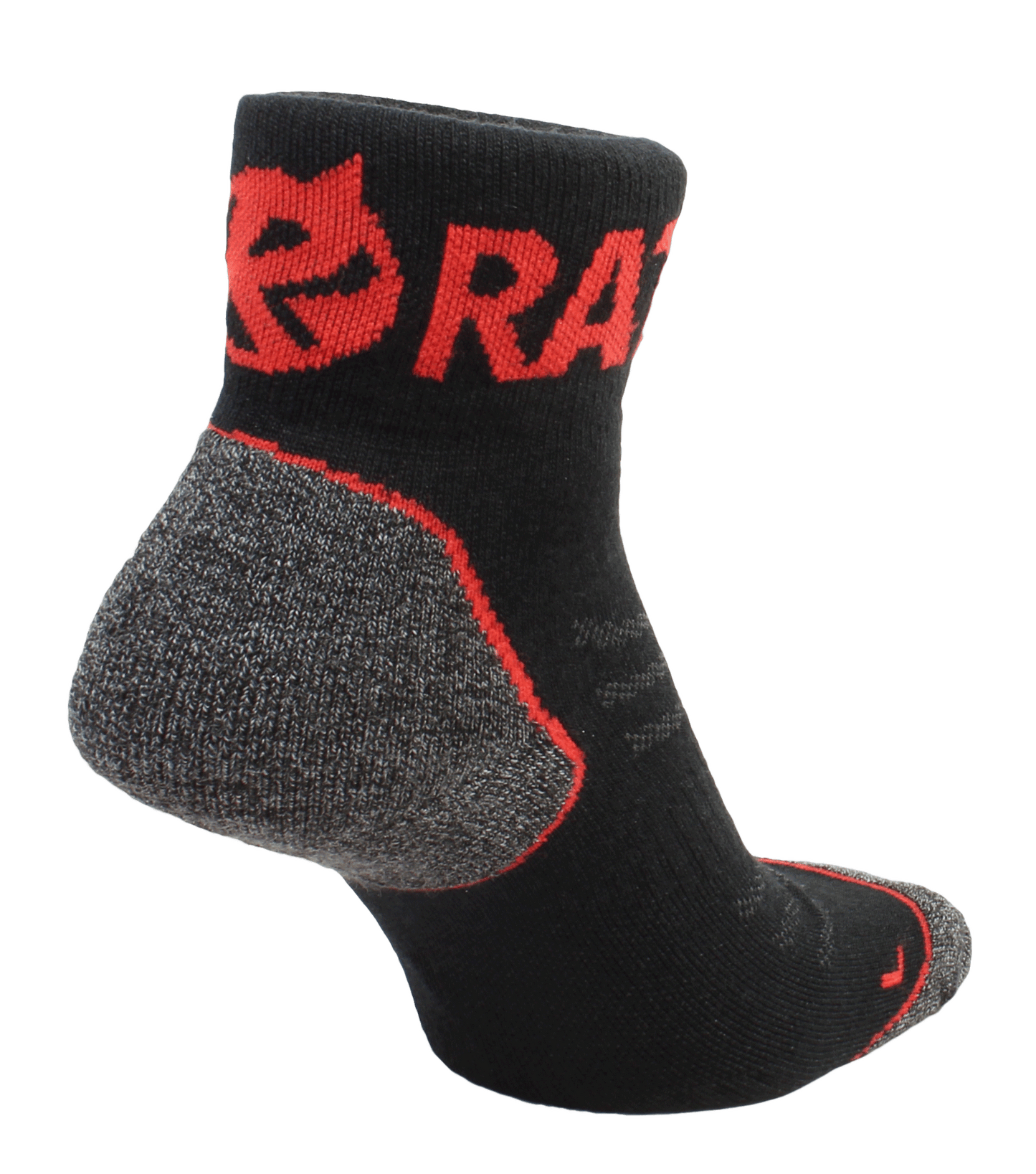 Endurance Merino Sock - Red/Black