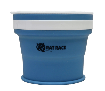 Rat Race Collapsible Travel Mug - Blue