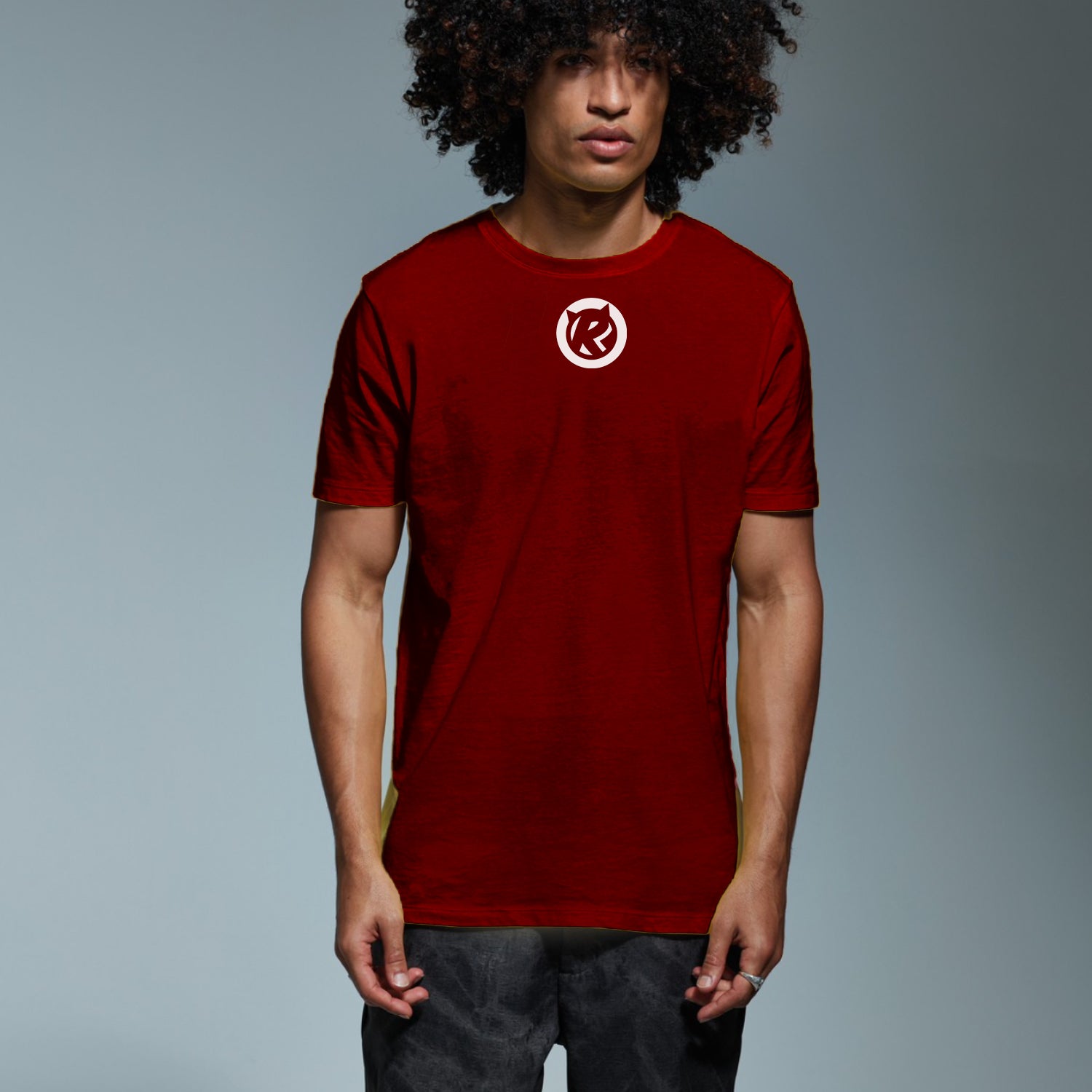 Rat Race Organic T-shirt - Burgundy - Rat Race Store