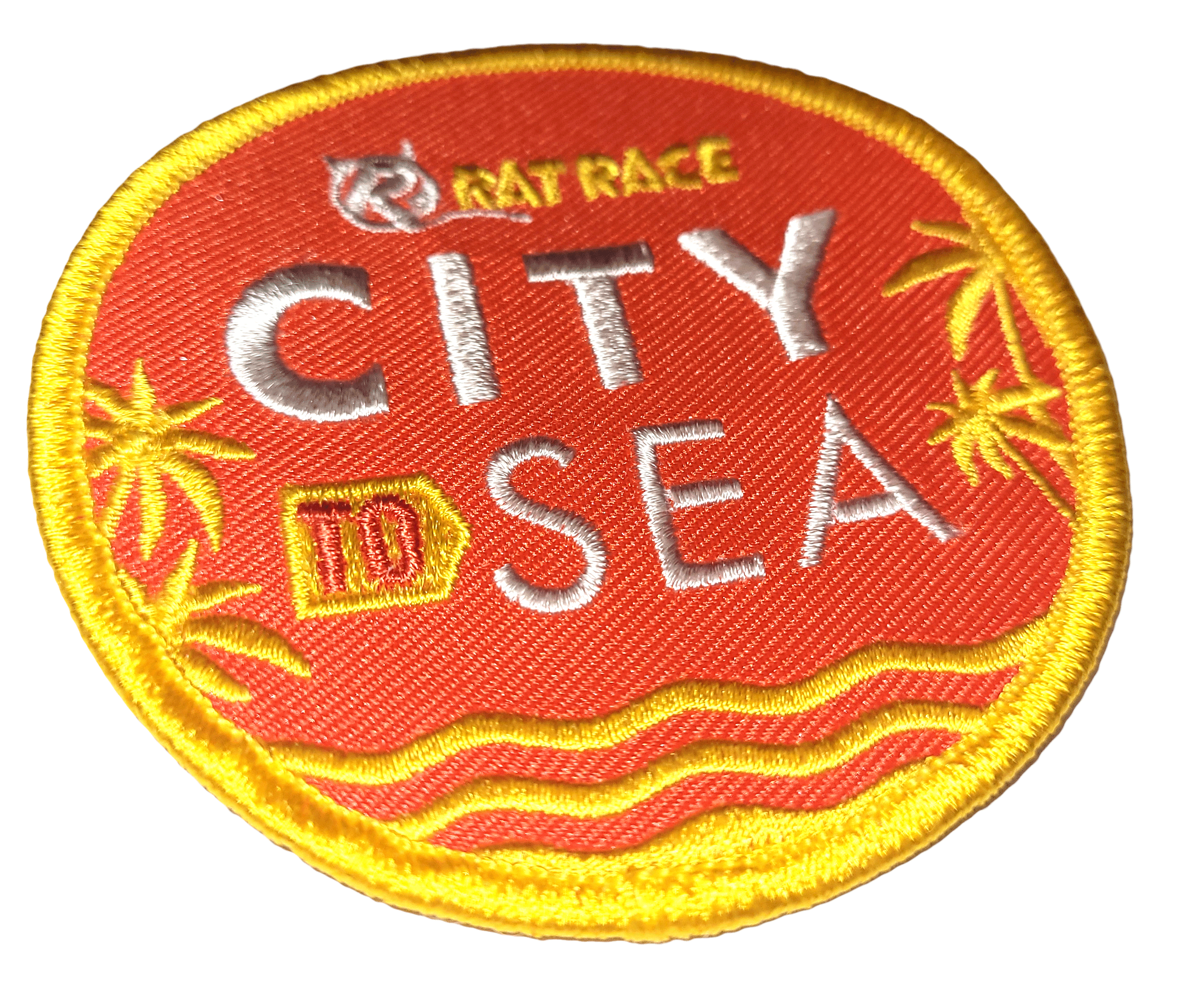City To Sea Sew On Patch - Rat Race Store