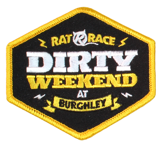Dirty Weekend Sew On Patch - Pre-order - Rat Race Store